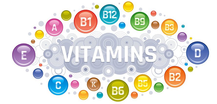 concept art of various vitamin types